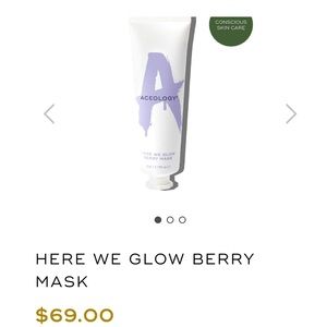 ❌3 for $25❌ Aceology here we glow berry mask